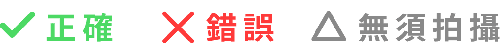正確錯誤圖標